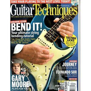 Guitar Techniques Magazine July 2009 Bend It! Ultimate String Bending Tutorial